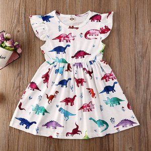 NEW Bambi Thumper Girls Sleeveless Hi Low Dress 18M 2T 3T 4T 5T